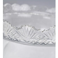 Large Antique German Silver Crystal Centerpiece Bowl image 2