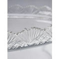 Large Antique German Silver Crystal Centerpiece Bowl image 3