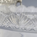 Large Antique German Silver Crystal Centerpiece Bowl image 4