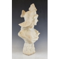Large Antique Italian Adolfo Cipriani ( 1857–1941 )Alabaster Bust Sculpture image 4