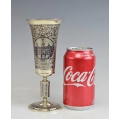 Large Early 19C Imperial Russian Silver Niello Goblet image 3