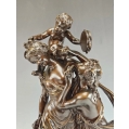 Large Fine 19C French Bronze Statue After Michel Claude Clodion ( 1738-1814 ) image 11