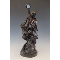 Large Fine 19C French Bronze Statue After Michel Claude Clodion ( 1738-1814 ) image 3