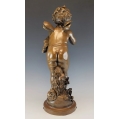 Large Fine 19C French Bronze Statue Auguste Moreau ( 1834-1917 ) image 6