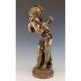 Large Fine 19C French Bronze Statue Auguste Moreau ( 1834-1917 ) image 9