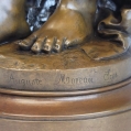 Large Fine 19C French Bronze Statue Auguste Moreau ( 1834-1917 ) image 10