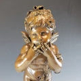 Large Fine 19C French Bronze Statue Auguste Moreau ( 1834-1917 ) image 11