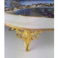 Large Fine 19C French Sevres Porcelain Gilt Bronze Centerpiece Bowl image 3