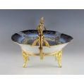 Large Fine 19C French Sevres Porcelain Gilt Bronze Centerpiece Bowl image 5