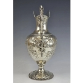 Large Fine 19C Sterling Silver Water Pitcher Ewer Harris & Schafer image 10