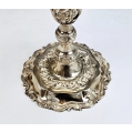 Large Rare 19C Russian Repousse Silver Vase image 4