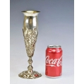 Large Rare 19C Russian Repousse Silver Vase image 5