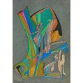 Mihail Chemiakin (Russian, b. 1943) Untitled, Paris, 1979 image 1