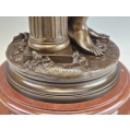 Lrg 19C French Bronze Sculpture Louis Auguste Moreau ( 1855 - 1919 ) image 3