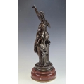 Lrg 19C French Bronze Sculpture Louis Auguste Moreau ( 1855 - 1919 ) image 7