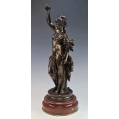Lrg 19C French Bronze Sculpture Louis Auguste Moreau ( 1855 - 1919 ) image 9