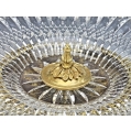 Lrg 19C French Empire Style Gilt Bronze Cut Crystal Figural Centerpiece Cherubs image 12