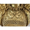 Lrg 19C French Gilt Bronze Bust Sculpture Ernest Rancoulet ( 1842-1918 ) image 1