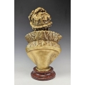 Lrg 19C French Gilt Bronze Bust Sculpture Ernest Rancoulet ( 1842-1918 ) image 4