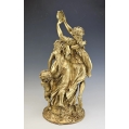 Lrg 19C French Gilt Bronze Sculpture Bacchanalia Claude M.Clodion ( 1738-1814) image 7