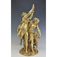 Lrg 19C French Gilt Bronze Sculpture Bacchanalia Claude M.Clodion ( 1738-1814) image 13