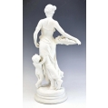 Lrg Antique French Bisquit Porcelain Sevres Sculpture Eduard Druot ( 1859-1945 ) image 6