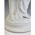 Lrg Antique French Bisquit Porcelain Sevres Sculpture Mathurin Moreau(1822-1912) image 3