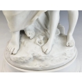 Lrg Antique French Bisquit Porcelain Sevres Sculpture Mathurin Moreau(1822-1912) image 5