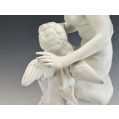 Lrg Antique French Bisquit Porcelain Sevres Sculpture Mathurin Moreau(1822-1912) image 7