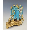 Magnificent 19C French Sevres H/P Porcelain Gilt Bronze Clock image 13