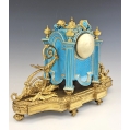 Magnificent 19C French Sevres H/P Porcelain Gilt Bronze Clock image 16