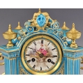 Magnificent 19C French Sevres H/P Porcelain Gilt Bronze Clock image 20
