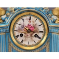 Magnificent 19C French Sevres H/P Porcelain Gilt Bronze Clock image 21