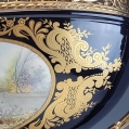 Monumental Antique French Sevres Porcelain Gilt Bronze Centerpiece Bowl image 12