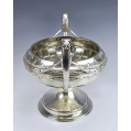 Monumental Antique German Silver Centerpiece Bowl image 6