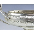 Monumental Antique German Silver Centerpiece Bowl image 8