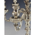 Monumental Italian Silver Pair Candelabra Candle Holders 250 toz 8 kg image 6