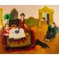 Monumental Oil Painting Nicholas Vasilieff American/Russian ( 1892-1970) Museum image 6