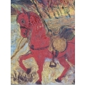 Original David Burliuk ( American/Russian 1882 - 1967 ) Oil Painting image 6