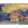 Original David Burliuk ( American/Russian 1882 - 1967 ) Oil Painting image 8