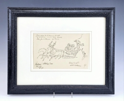 Original Mstislav Dobuzhinsky ( Russian 1875-1957 ) Drawing