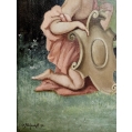 Original Oil Painting Alexis Matthew Podchernikoff ( American/Russian 1886-1933 image 4