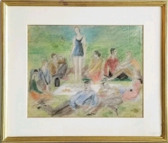 Original Prince Paul Alexis Arapoff ( Russian 1904-1948 ) Painting