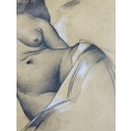 Original William S. Schwartz ( Russian/American 1896-1977 ) Mixed Media Drawing image 5