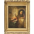 Pair 18C Dutch Old Master Oil Paintings image 2