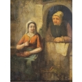 Pair 18C Dutch Old Master Oil Paintings image 3