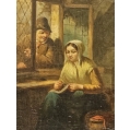 Pair 18C Dutch Old Master Oil Paintings image 4