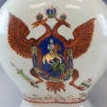 Pair 19C Chinese Export Russian Porcelain Vases St.George image 8