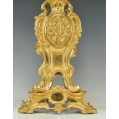 Pair of Monumental 19C Antique French Rococo Revival Gilt Bronze Candelabra image 12
