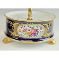Pair of Old Paris Porcelain Dessert Étagères Cobalt Blue & Gilt Bronze 19C image 10